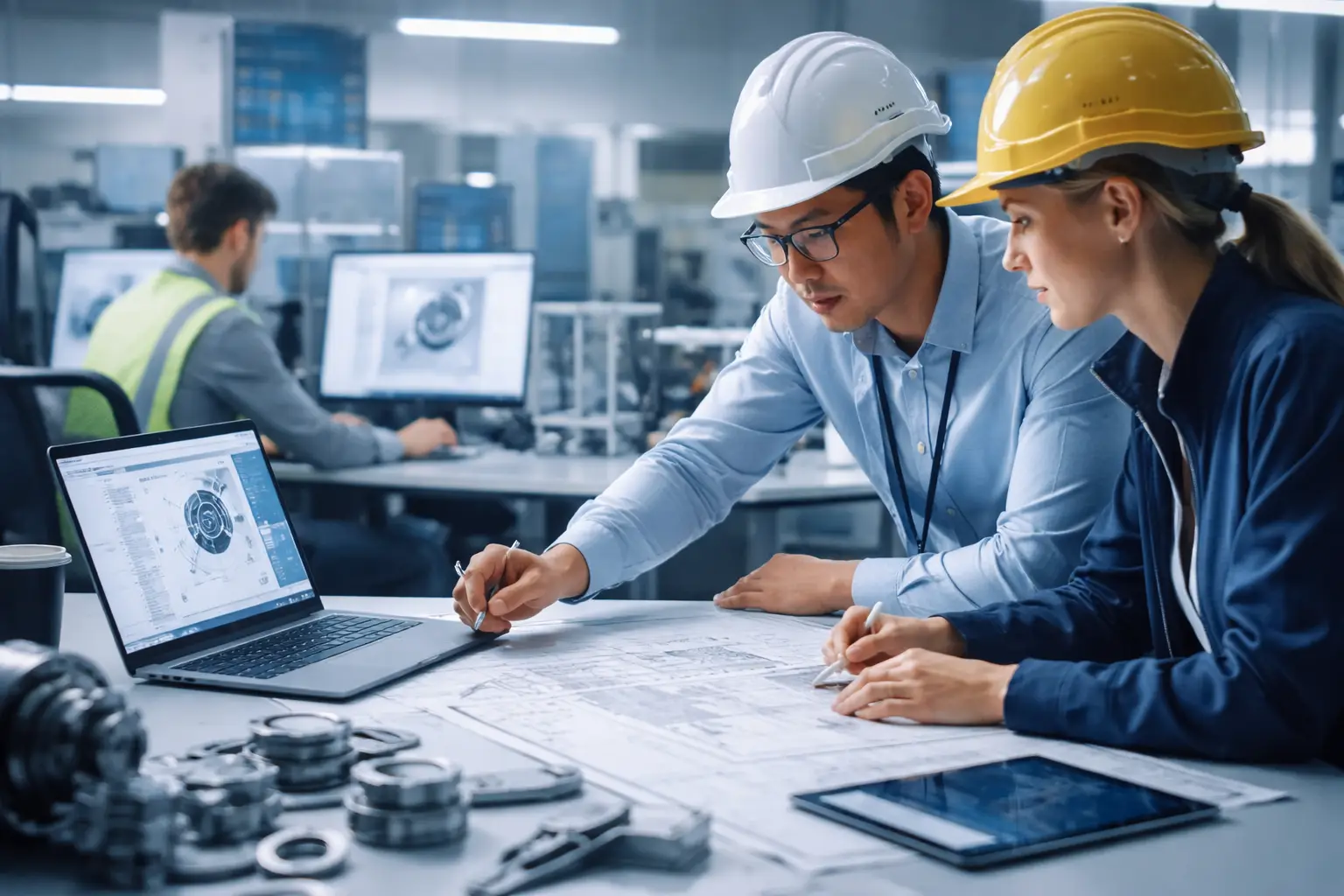 エンジニアが開発業務を行っている様子