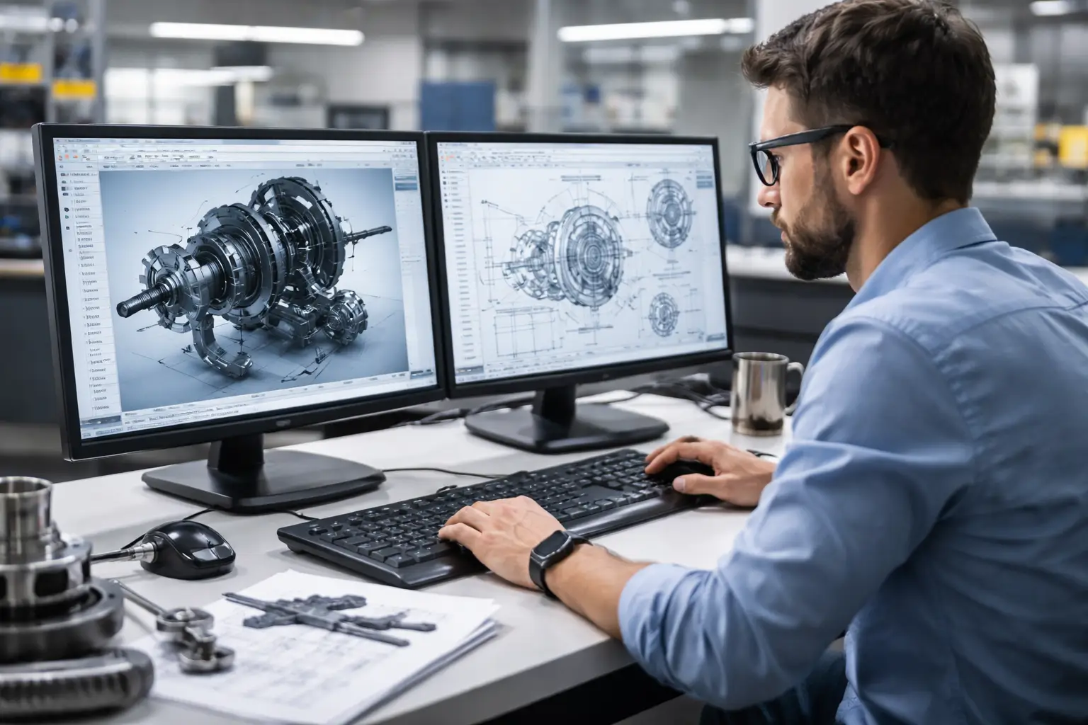 3D測量を行う土木エンジニア